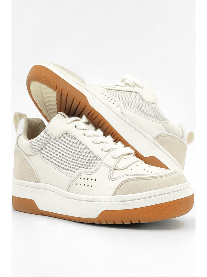 Romi Low Top Silhouette Sneaker - Bone - Jayden P Boutique