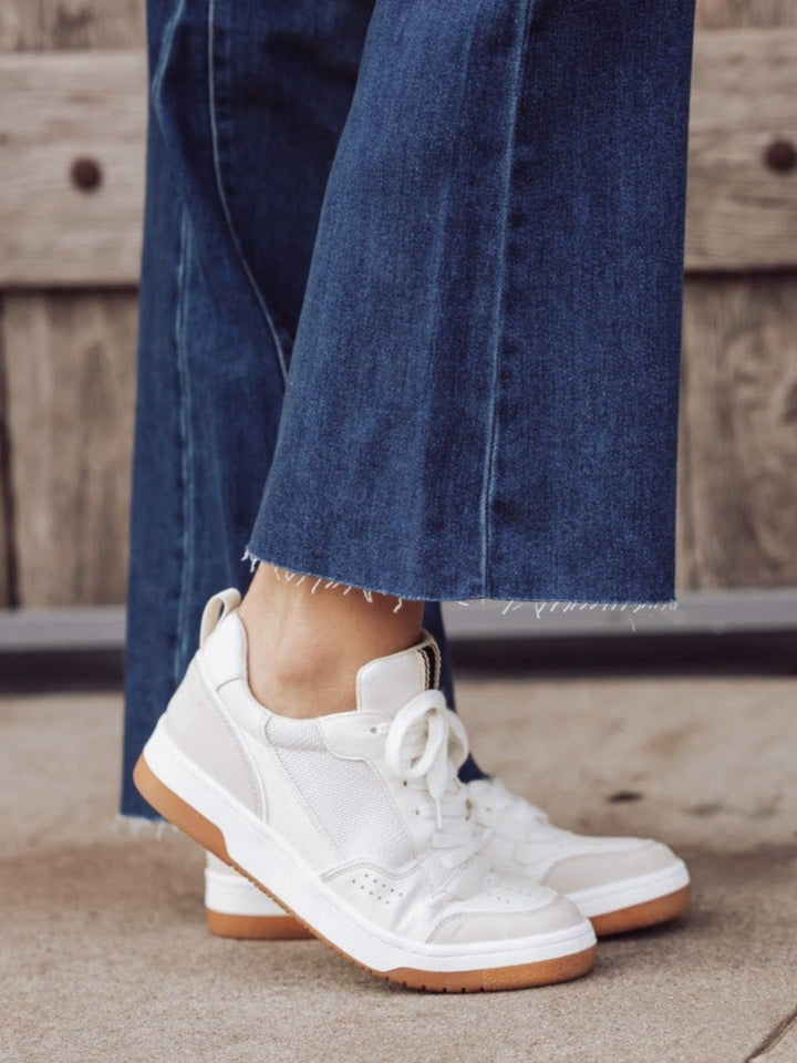 Romi Low Top Silhouette Sneaker - Bone - Jayden P Boutique