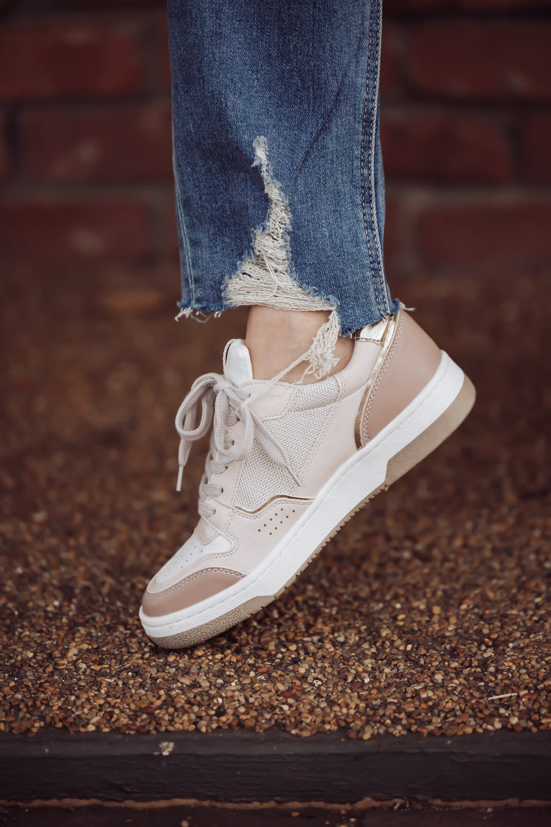 Romi Low Top Silhouette Sneaker - Mauve - Jayden P Boutique