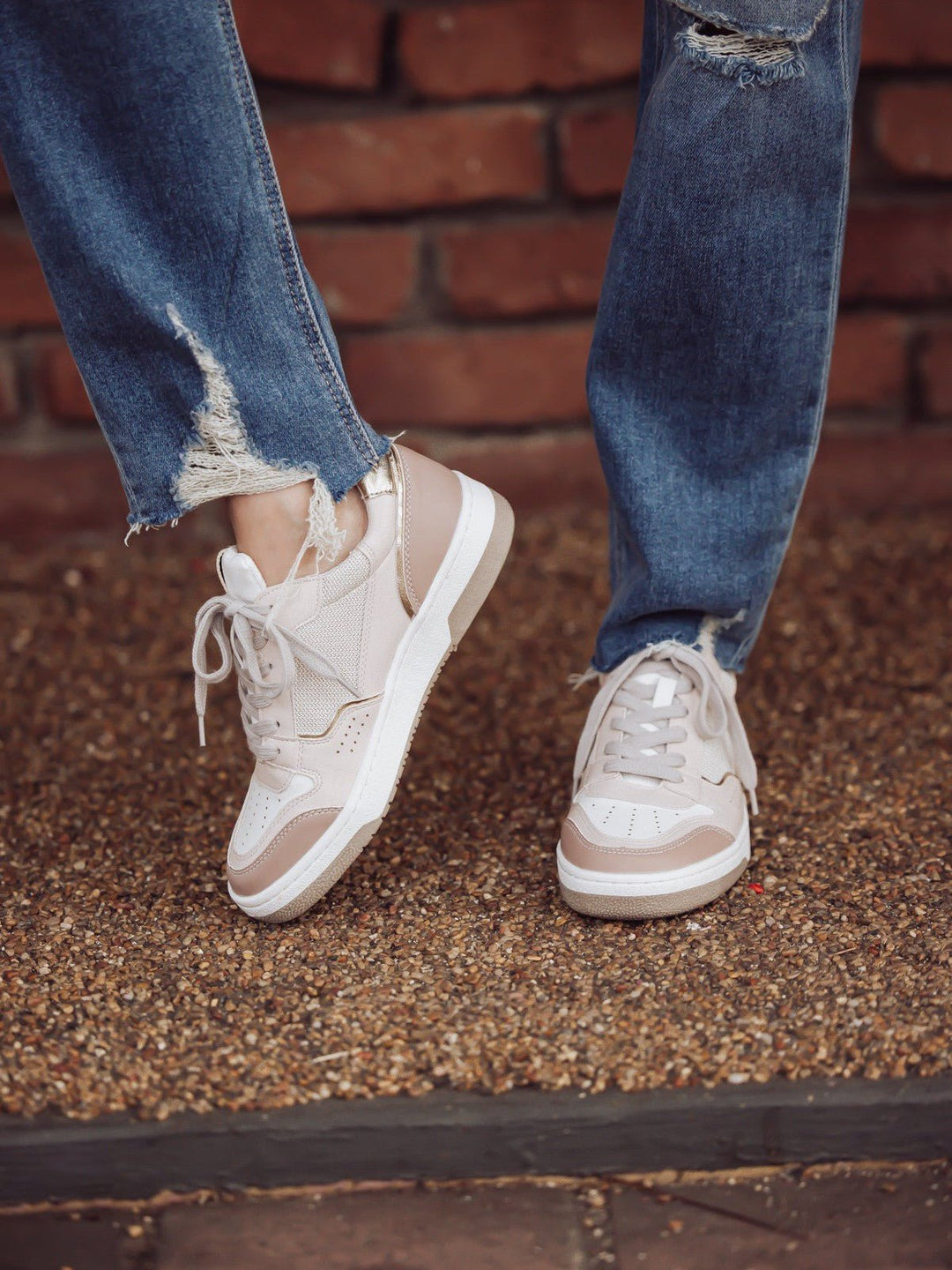 Romi Low Top Silhouette Sneaker - Mauve - Jayden P Boutique