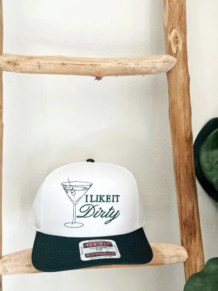 RUBY MOON - I Like It Dirty Martini Baseball Hat - Jayden P Boutique