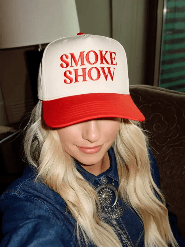 RUBY MOON - Smoke Show Snapback Cap - Jayden P Boutique