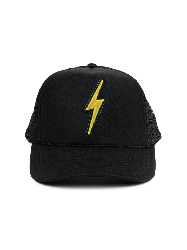 Local Beach - Local Beach Lightning Bolt Patch Trucker Hat