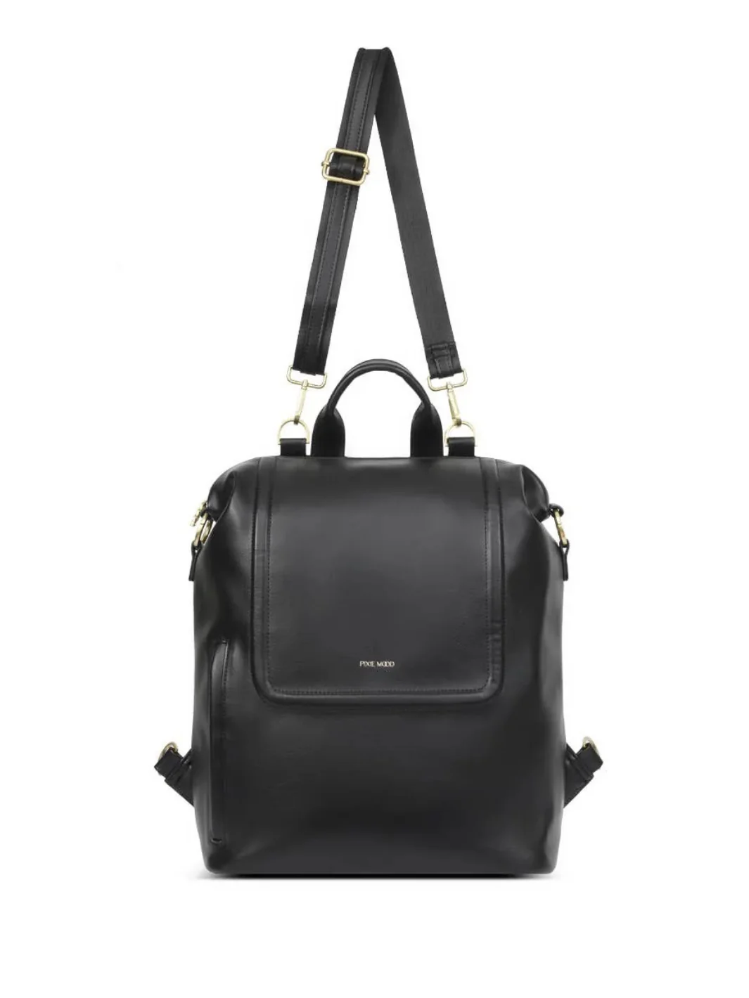 Pixie Mood - Blossom - Recycled Vegan Backpack - Black