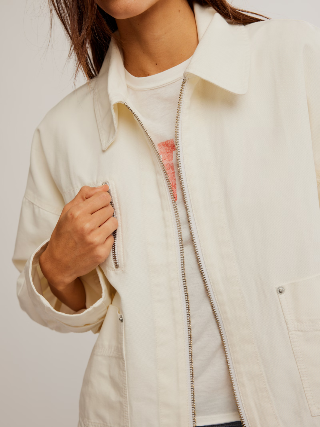 FREE PEOPLE - Sally Canvas Jacket