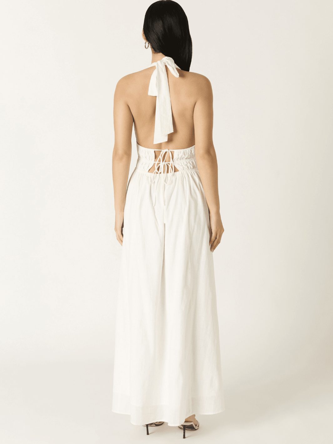 Soleil Plunge Halter Maxi Dress-SALE - Jayden P Boutique