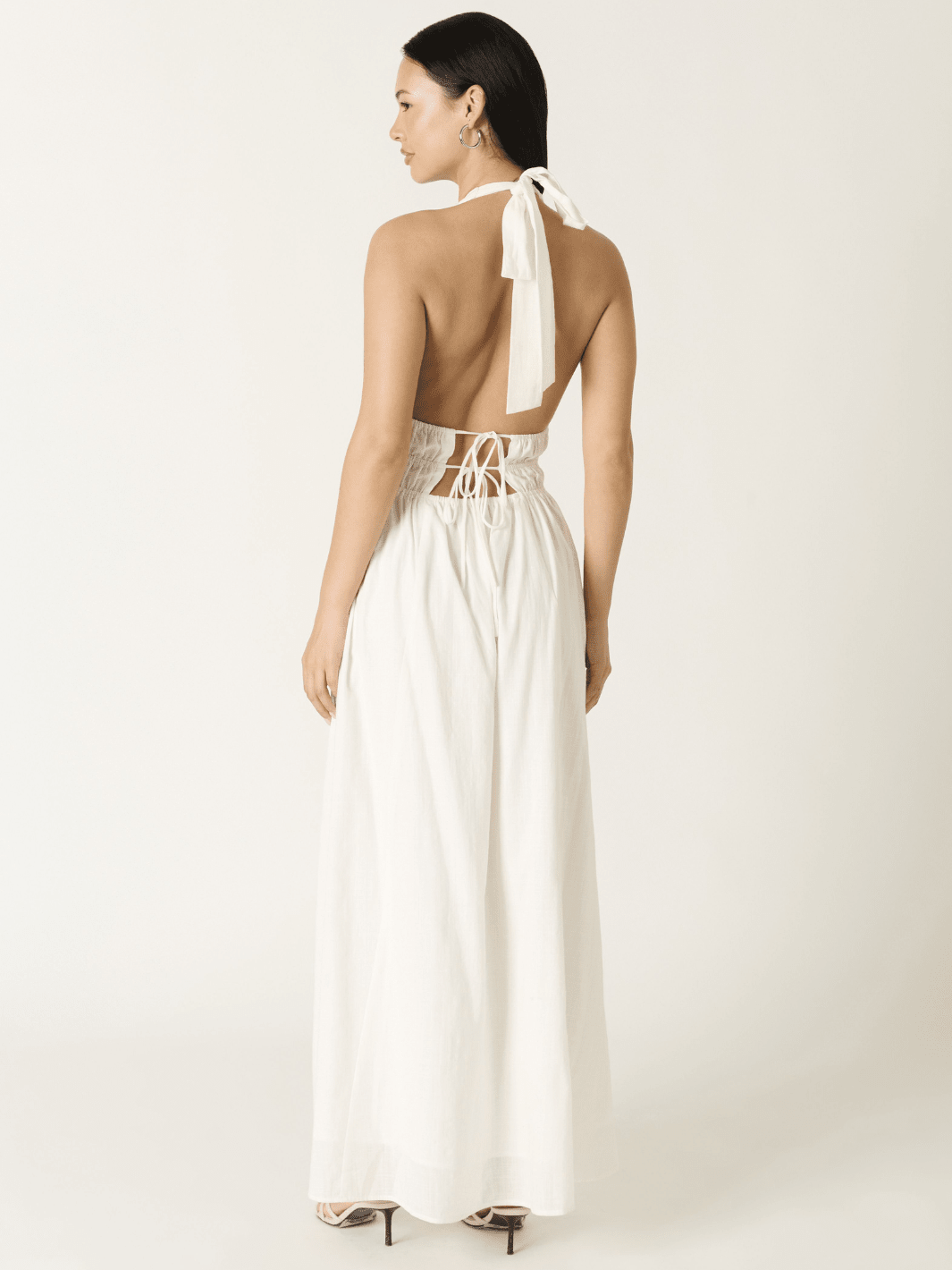 Soleil Plunge Halter Maxi Dress-SALE - Jayden P Boutique