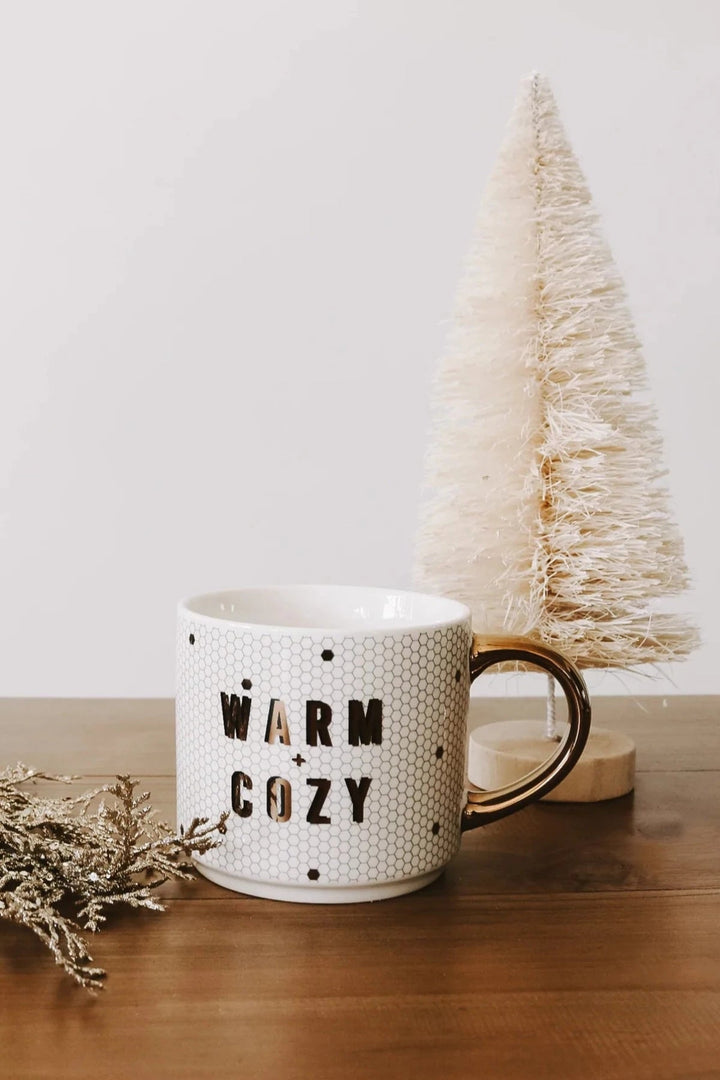 SWEET WATER DECOR - TILE COFFEE MUG - WARM AND COZY - Jayden P Boutique