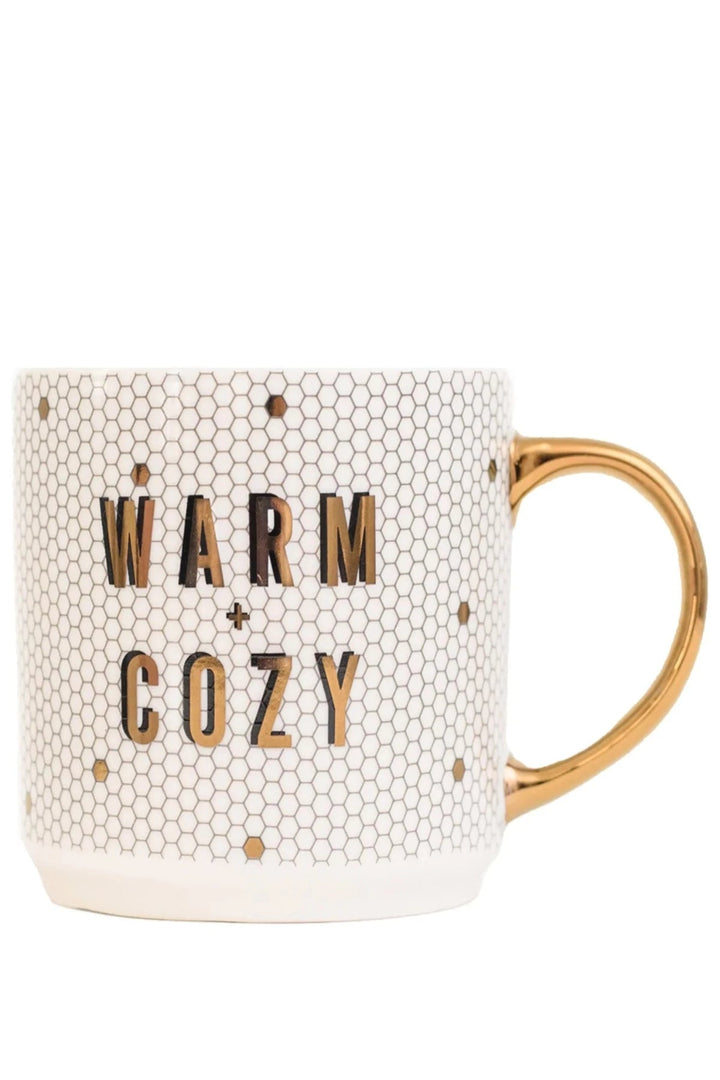 SWEET WATER DECOR - TILE COFFEE MUG - WARM AND COZY - Jayden P Boutique