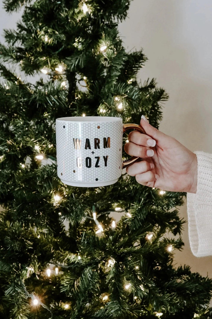 SWEET WATER DECOR - TILE COFFEE MUG - WARM AND COZY - Jayden P Boutique