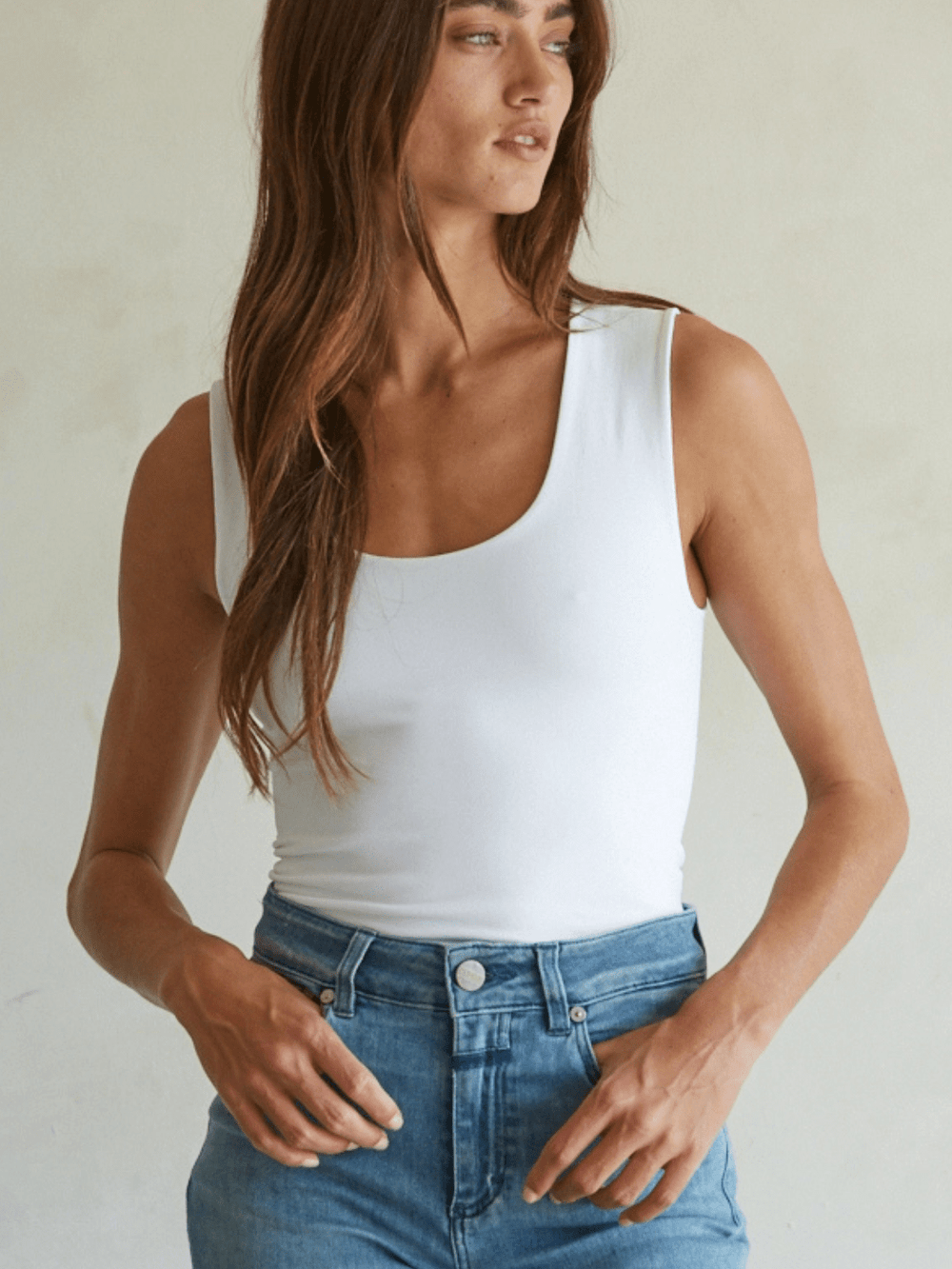 Takes Two Seamless Scoop Neck Tank Top - Jayden P Boutique