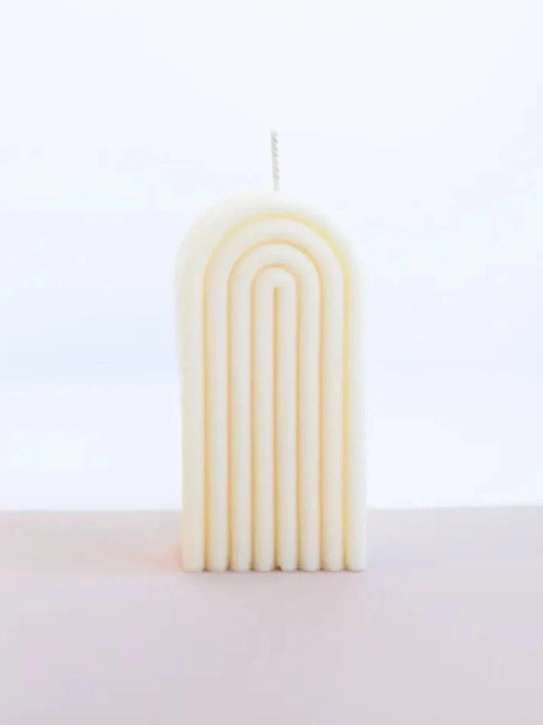 TALL ARCH CANDLE 8 OZ - CREAM - Jayden P Boutique