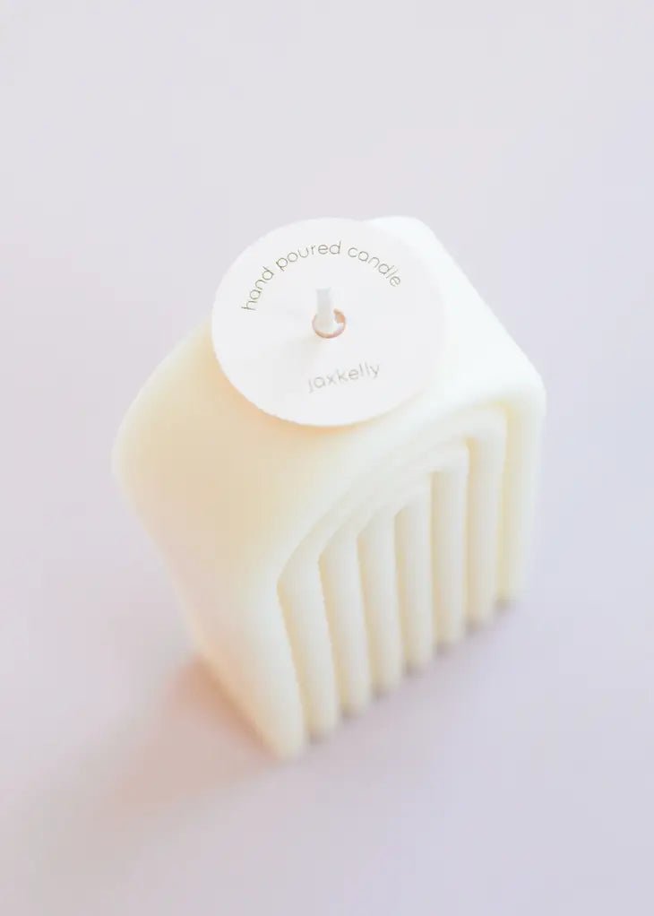 TALL ARCH CANDLE 8 OZ - CREAM - Jayden P Boutique
