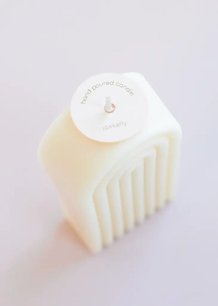 TALL ARCH CANDLE 8 OZ - CREAM - Jayden P Boutique