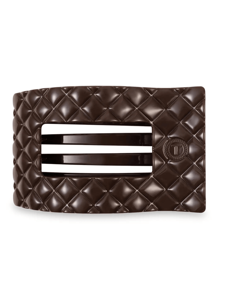 TELETIES - Flat Rectangle Hair Clip - Jayden P Boutique