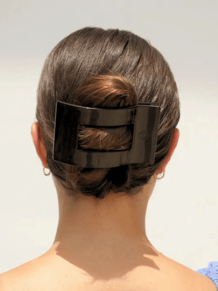 TELETIES - Flat Rectangle Hair Clip - Jayden P Boutique