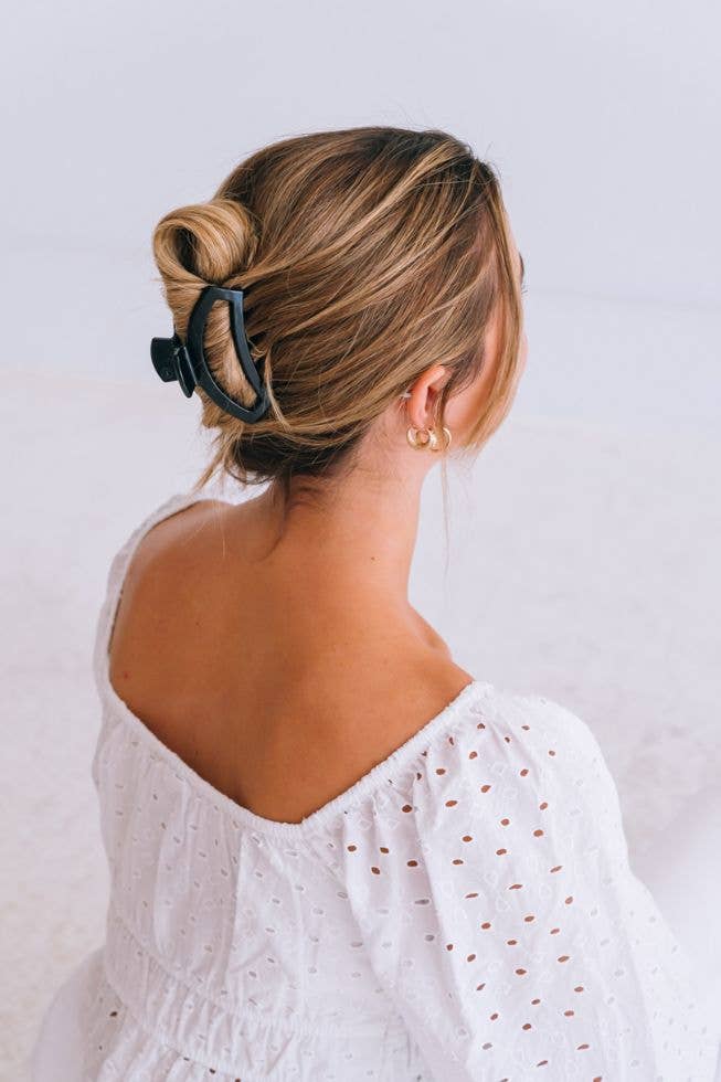 TELETIES - Open Claw Hair Clip - Jayden P Boutique