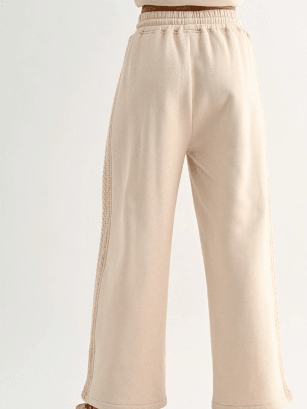 The Aria Cable Knit Wide Leg Pant - Jayden P Boutique