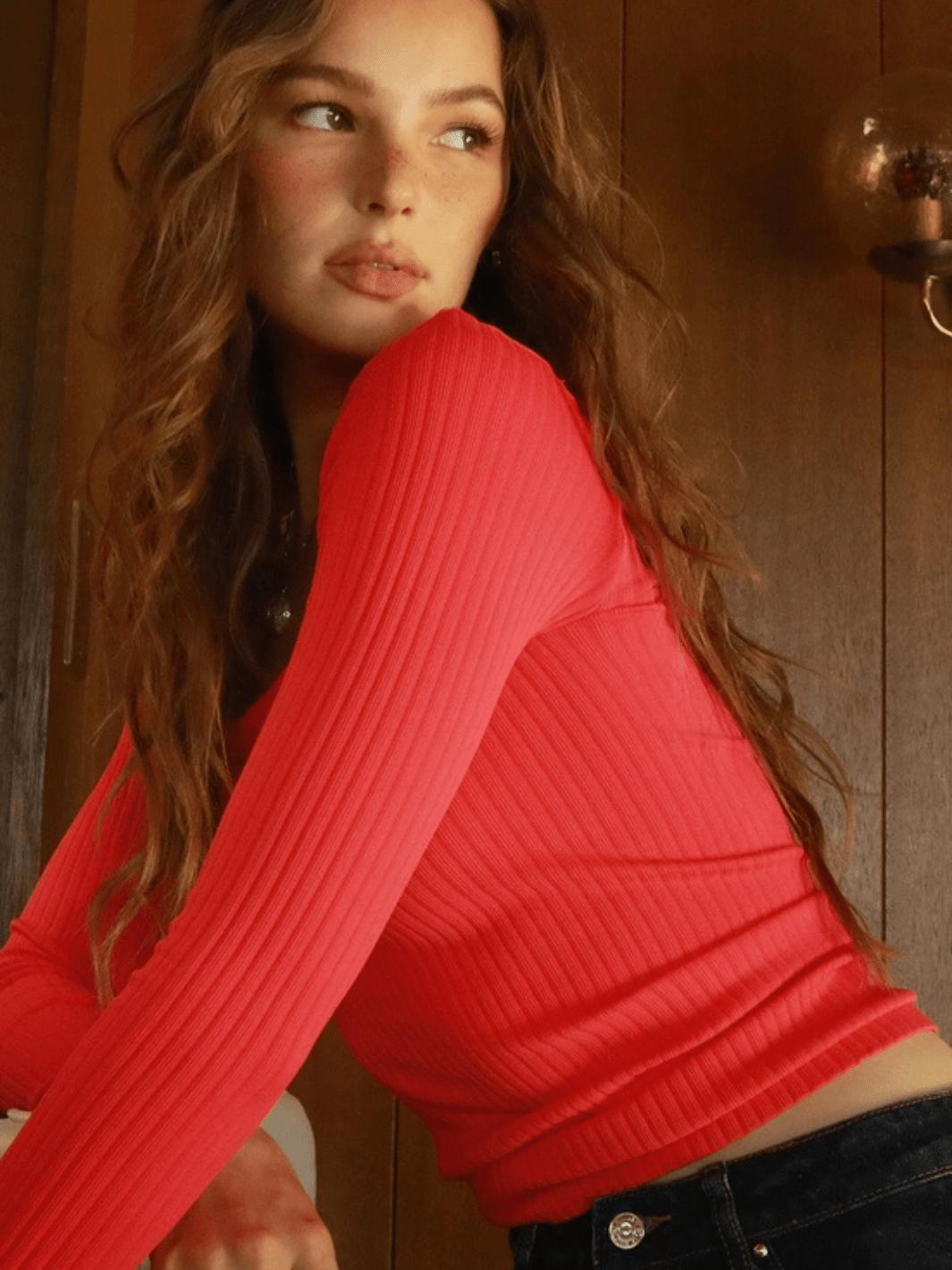 The Elevated Wide Ribbed Square Neck Long Sleeve - Jayden P Boutique