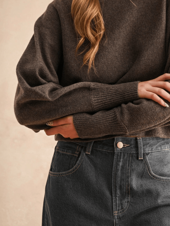 The Ella Cozy Boatneck Sweater - Jayden P Boutique