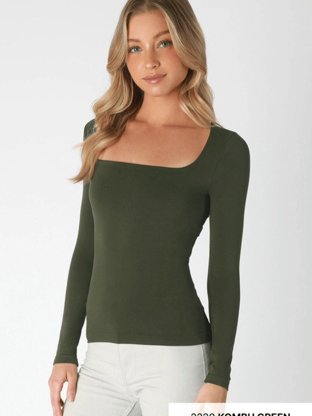 The Ivy Seamless Square Neck Top - Jayden P Boutique