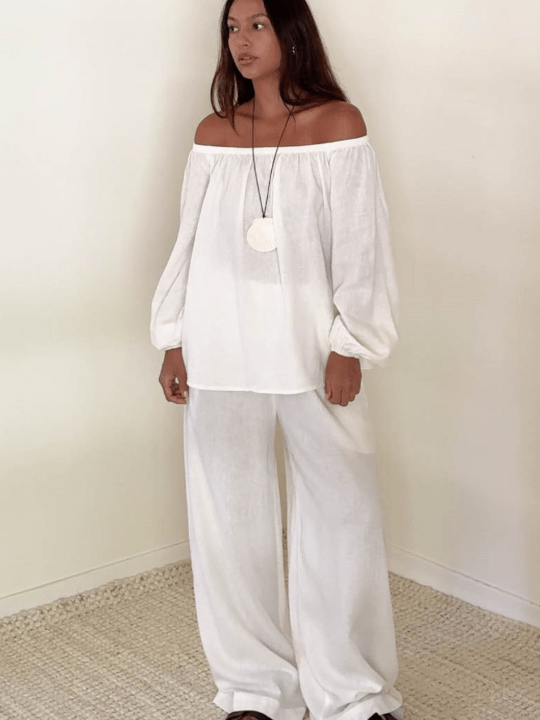 The Marlowe Linen Wide Leg Pant - Jayden P Boutique