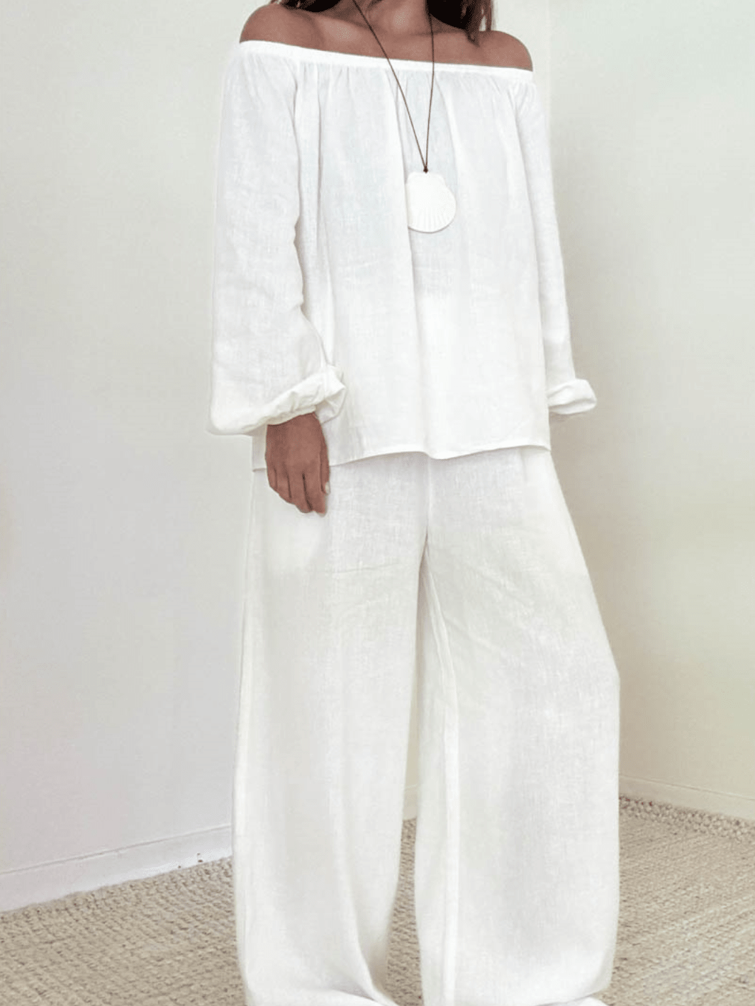 The Marlowe Linen Wide Leg Pant - Jayden P Boutique