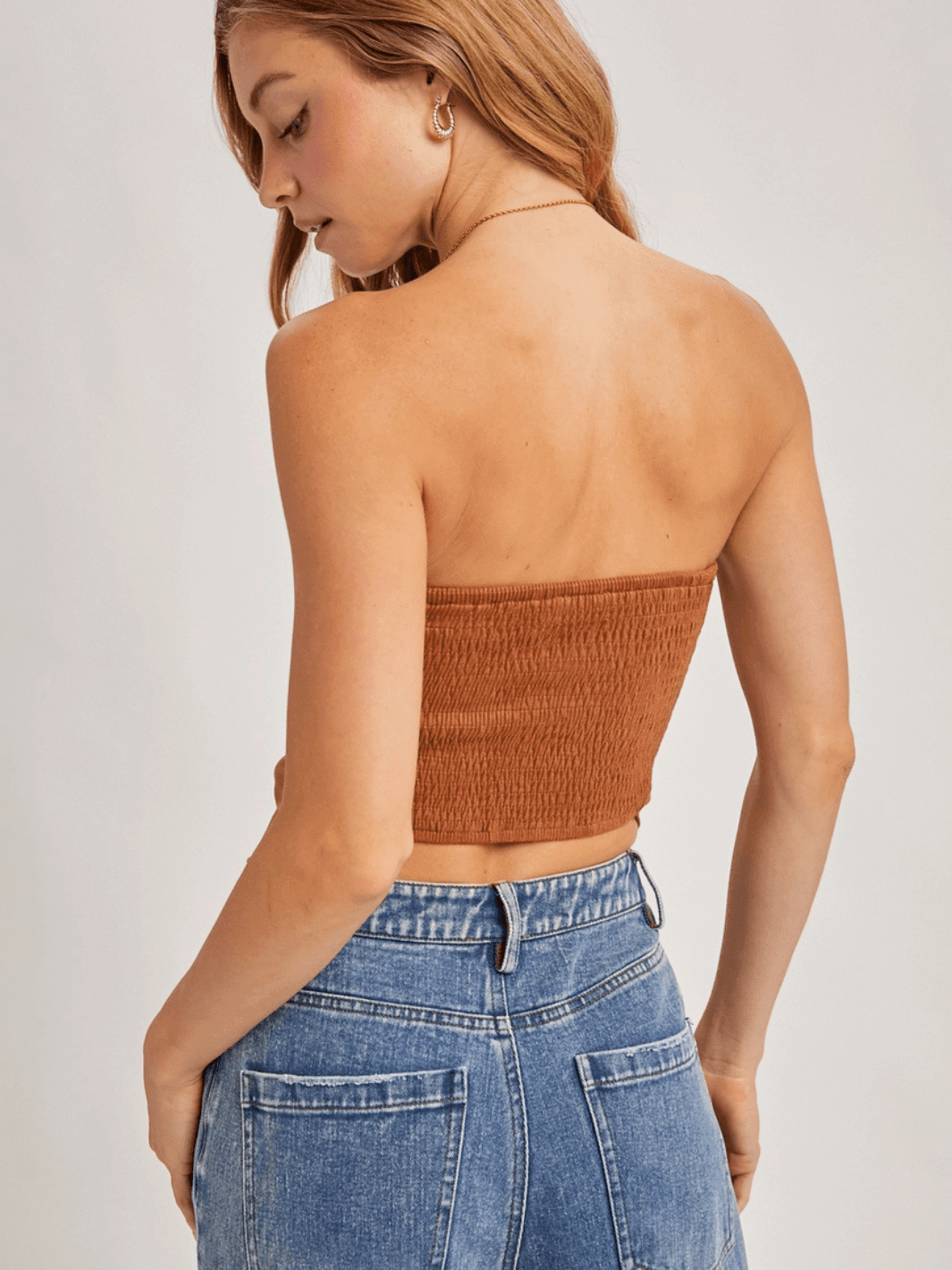 The Midnight Suede Bandana Top - Jayden P Boutique