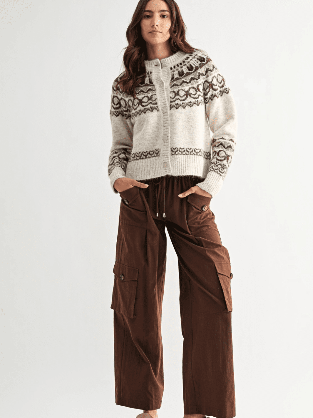 The Nordic Crest Cardigan - Jayden P Boutique