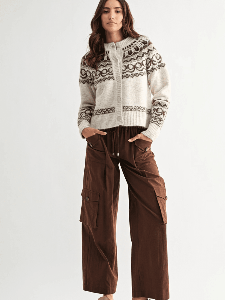 The Nordic Crest Cardigan - Jayden P Boutique