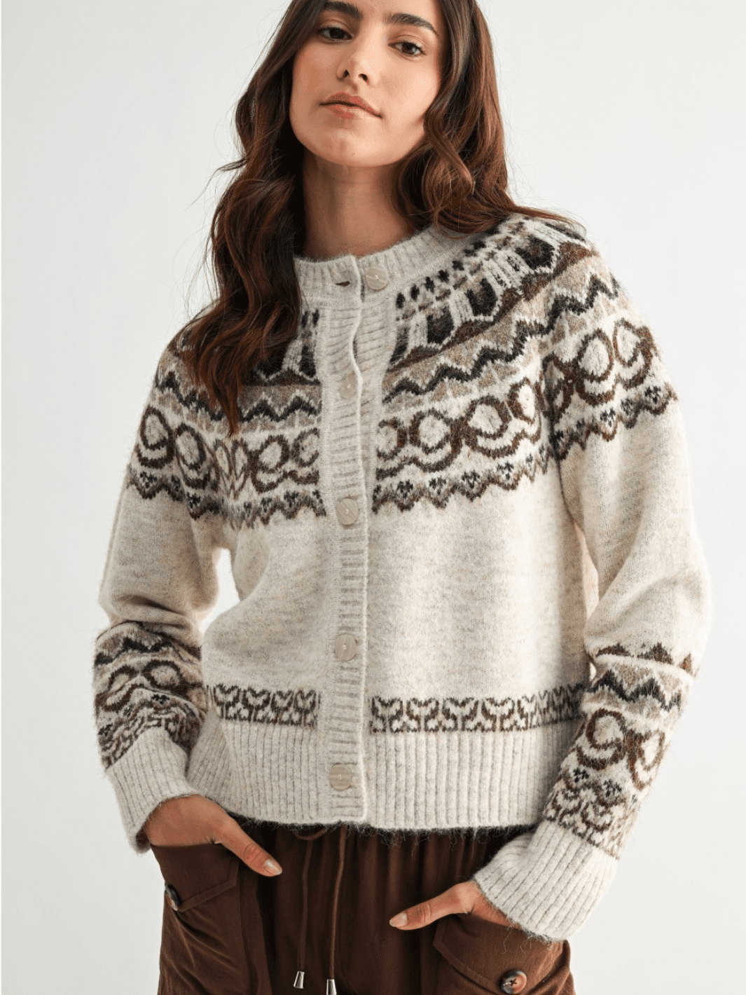 The Nordic Crest Cardigan - Jayden P Boutique