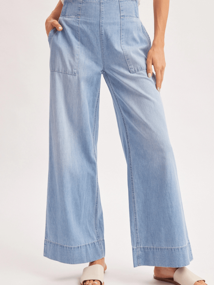 The Sailor Wide-Leg Denim Trouser - Jayden P Boutique