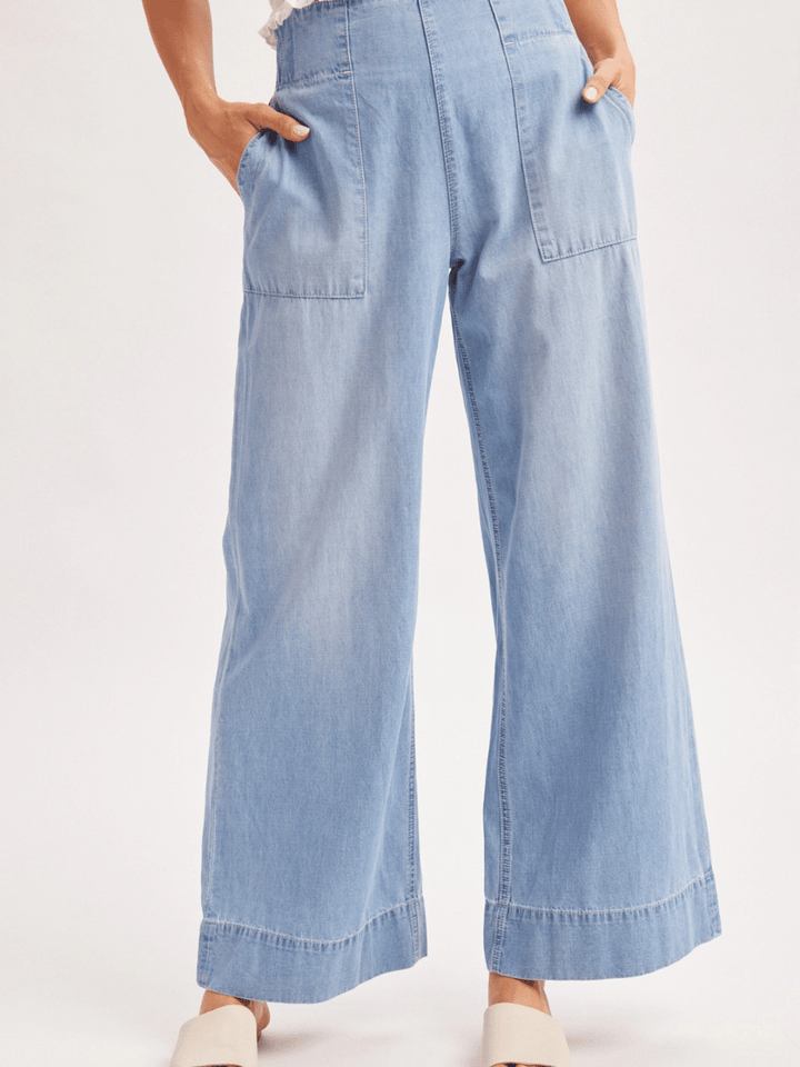 The Sailor Wide-Leg Denim Trouser - Jayden P Boutique