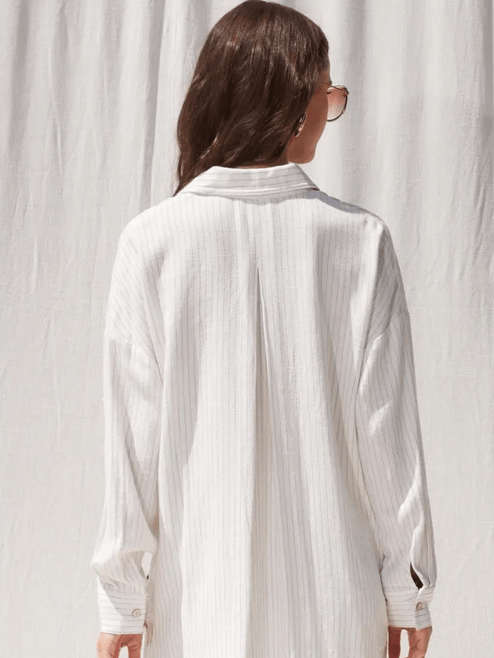 The Seaside Stripe Linen Pants - Jayden P Boutique