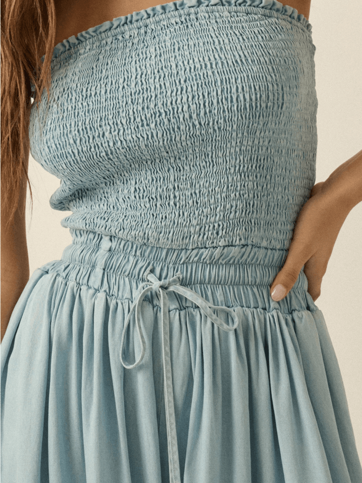 The Sky Breeze Tencel Jumpsuit - Jayden P Boutique