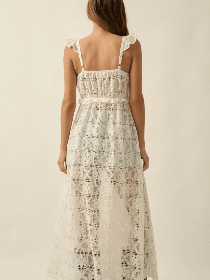 The Solana Crochet Midi Top - Jayden P Boutique