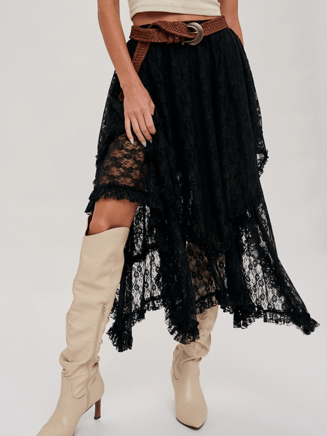 The Wildflower Lace Midi - Jayden P Boutique