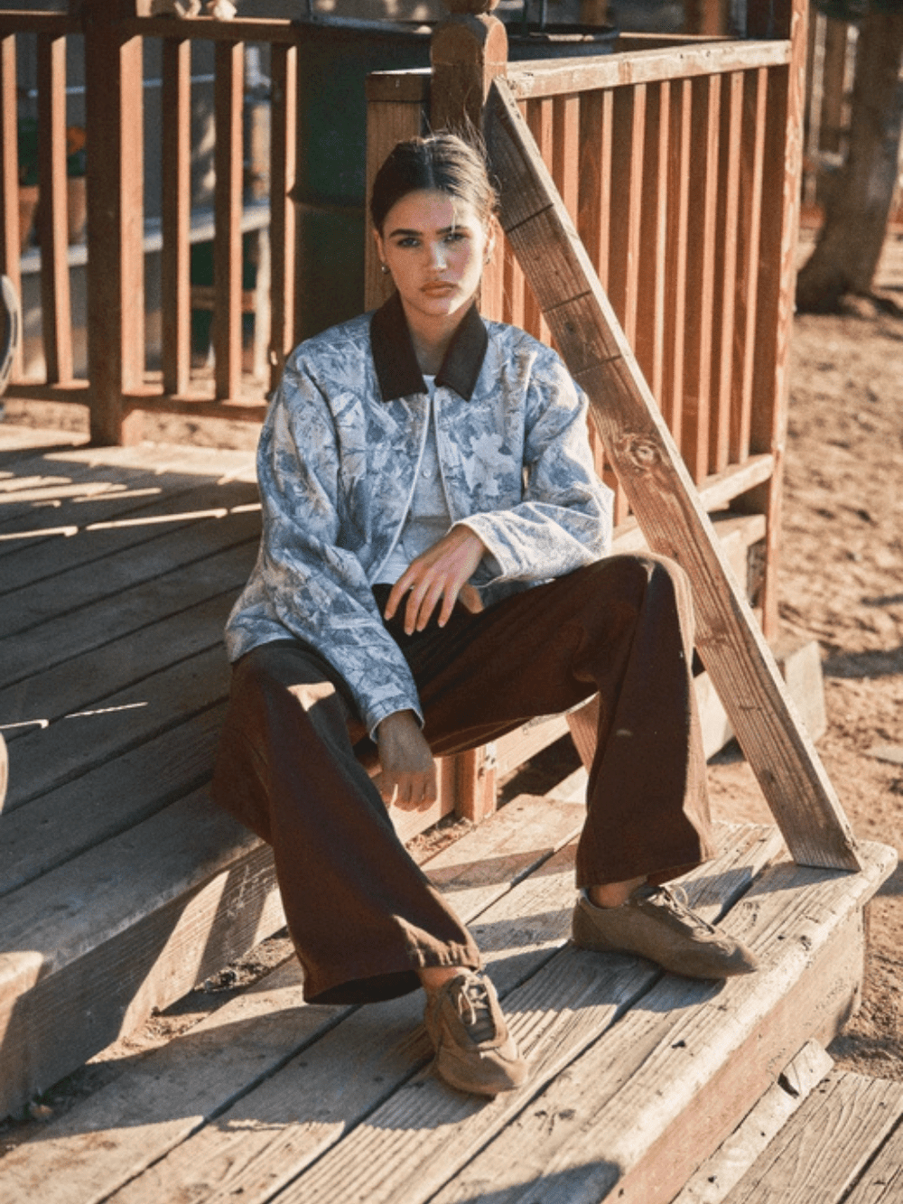 Vienna Camo Barn Jacket - Oversized - Jayden P Boutique
