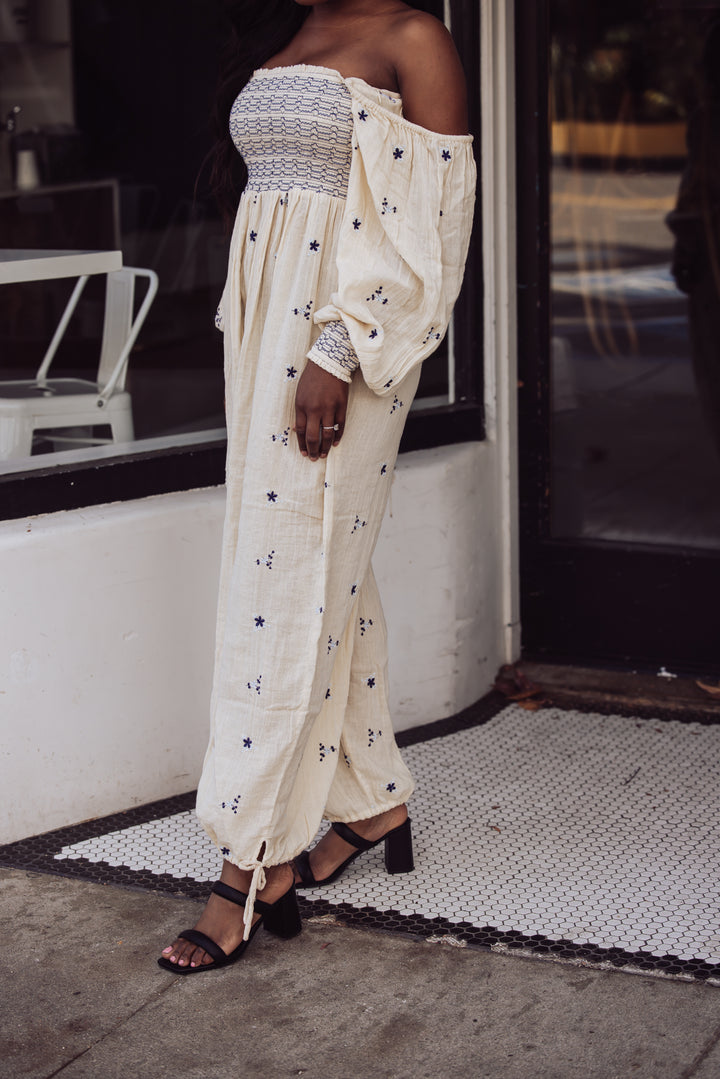 Free People Dahlia Jumpsuit - Washed Out
