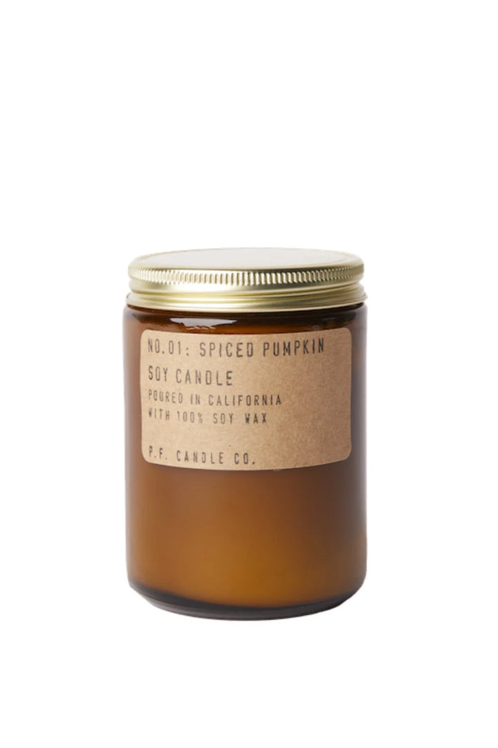 P.F. CANDLE CO. - SOY CANDLE 7.2 OZ - SPICED PUMPKIN