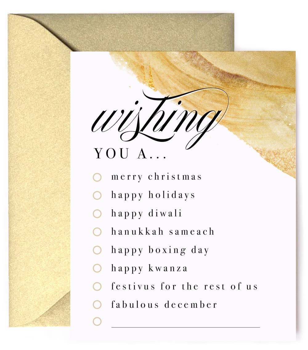 Insert Your Holiday Here - Choose Your Own Holiday Card