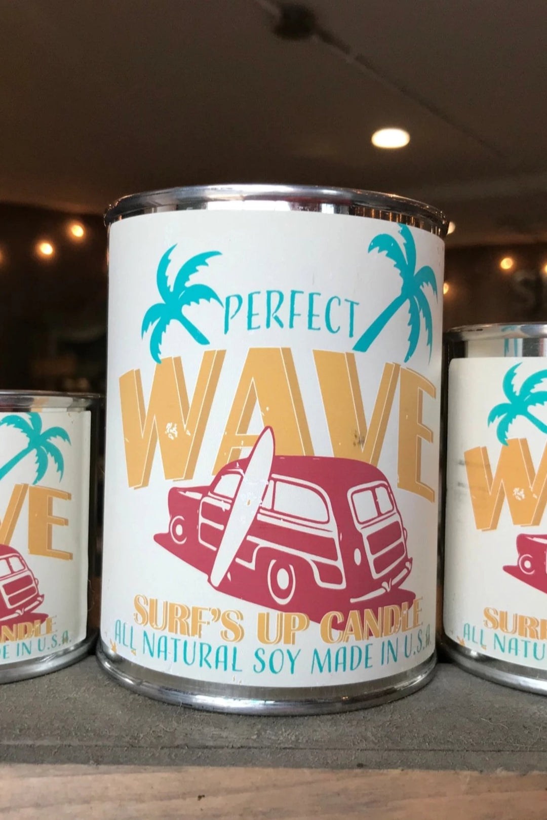 SURFS UP CANDLE - PAINT CAN CANDLE 8 OZ - PERFECT WAVE