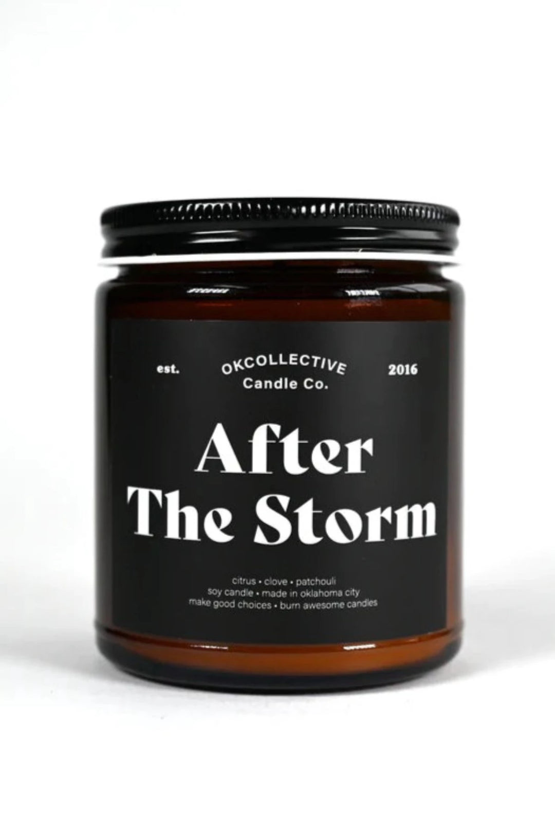 After The Storm Soy Candle - 8oz. OKcollective Candle Co. JAYDEN P BOUTIQUE