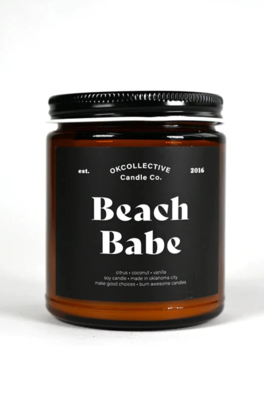 BEACH BABE Soy Candle - 8oz. OKcollective Candle Co. JAYDEN P BOUTIQUE