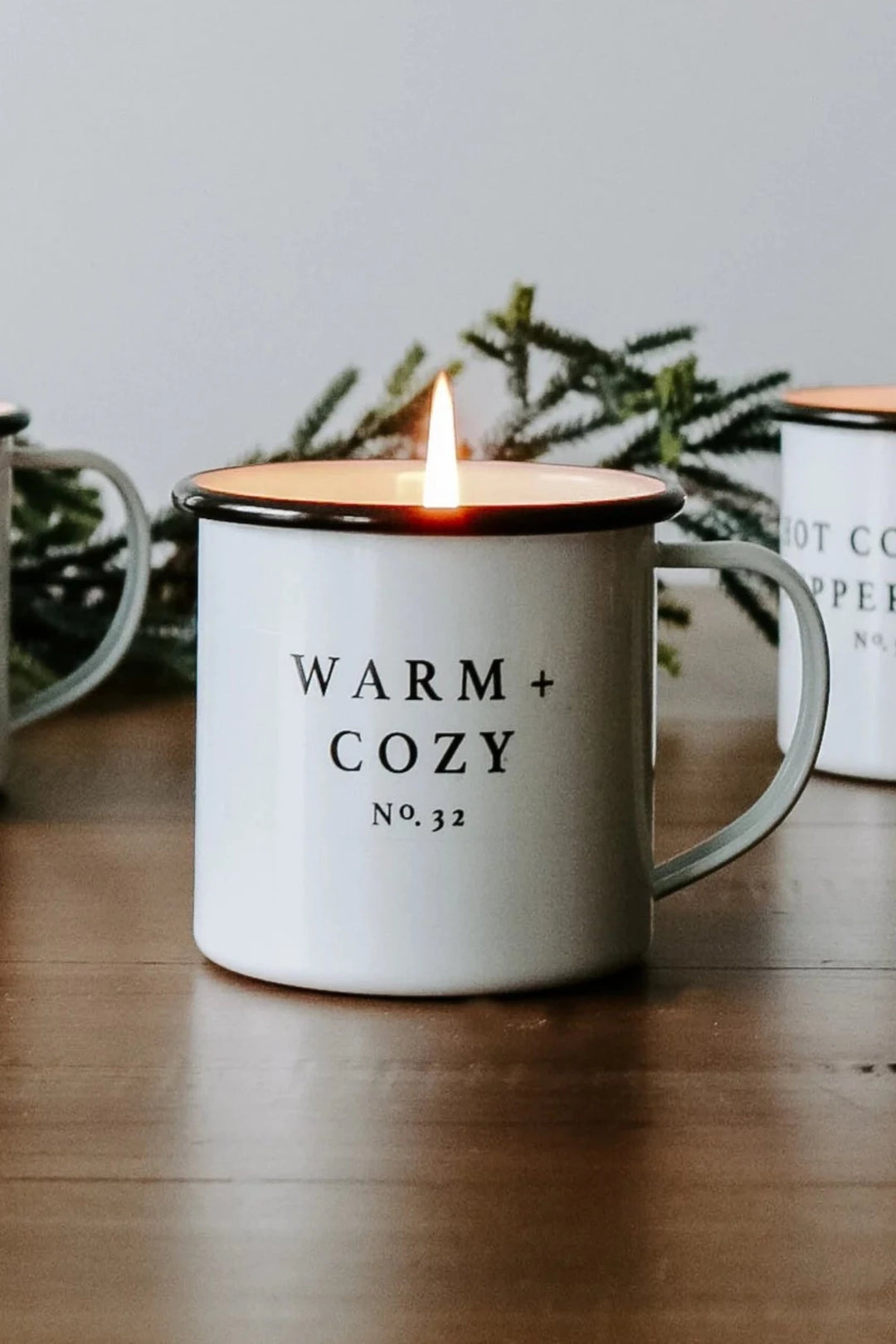 SWEET WATER DECOR - WARM AND COZY SOY CANDLE - MUG CANDLE