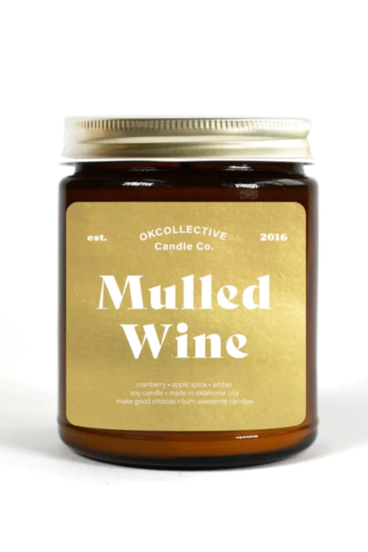 MULLED WINE HOLIDAY Soy Candle - 8oz. OKcollective Candle Co. JAYDEN P BOUTIQUE