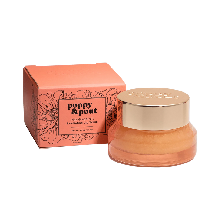 Poppy & Pout - Lip Scrub - Pink Grapefruit