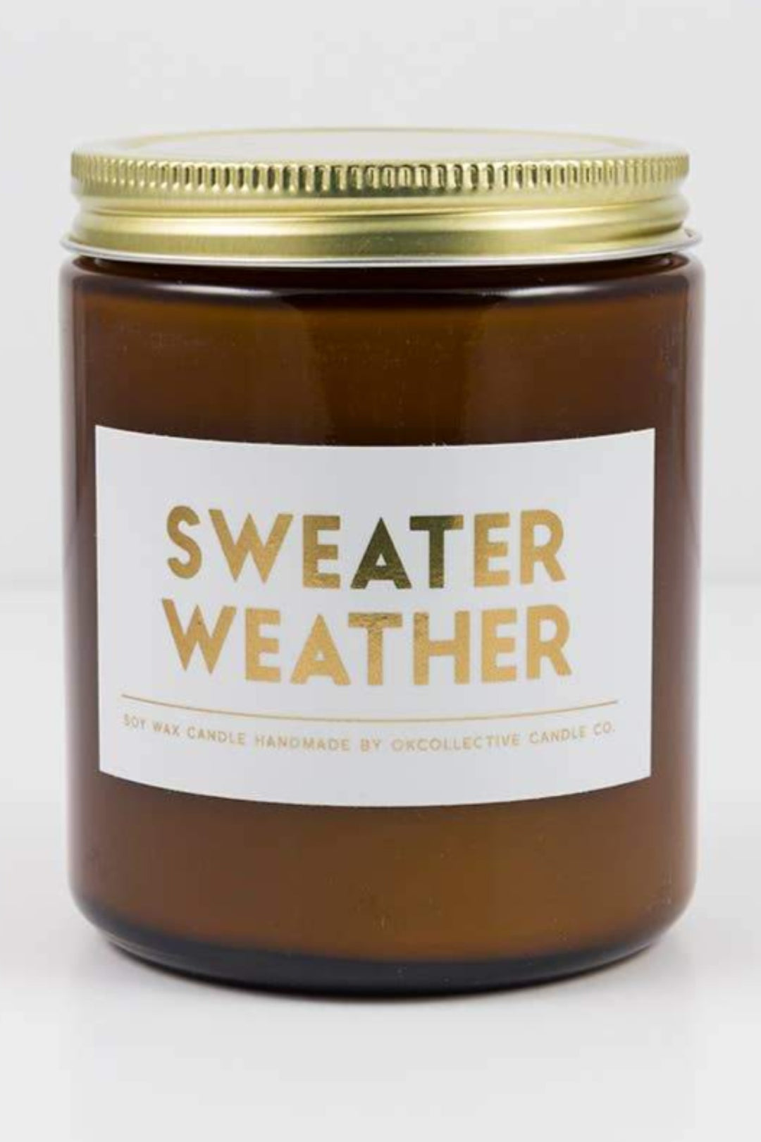 SWEATER WEATHER HOLIDAY Soy Candle - 8oz. OKcollective Candle Co. JAYDEN P BOUTIQUE