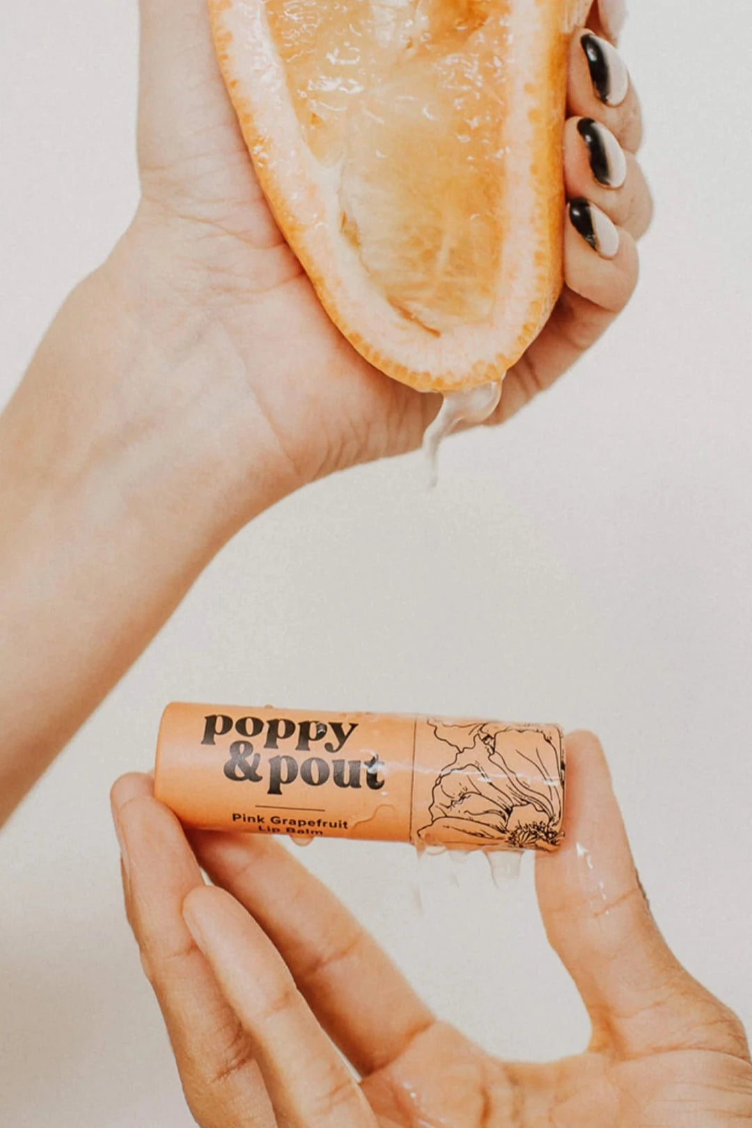 POPPY & POUT - LIP BALM - PINK GRAPEFRUIT